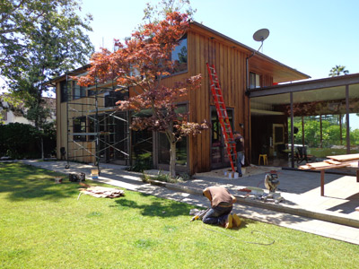 Altadena Wood Home Restoration in Progress