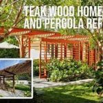 Teak Wood Home Siding & Pergola Refinishing Project in Los Angeles