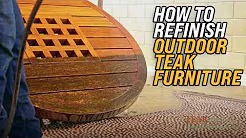 How to refinish an outdoor teak coffee table thumbnail